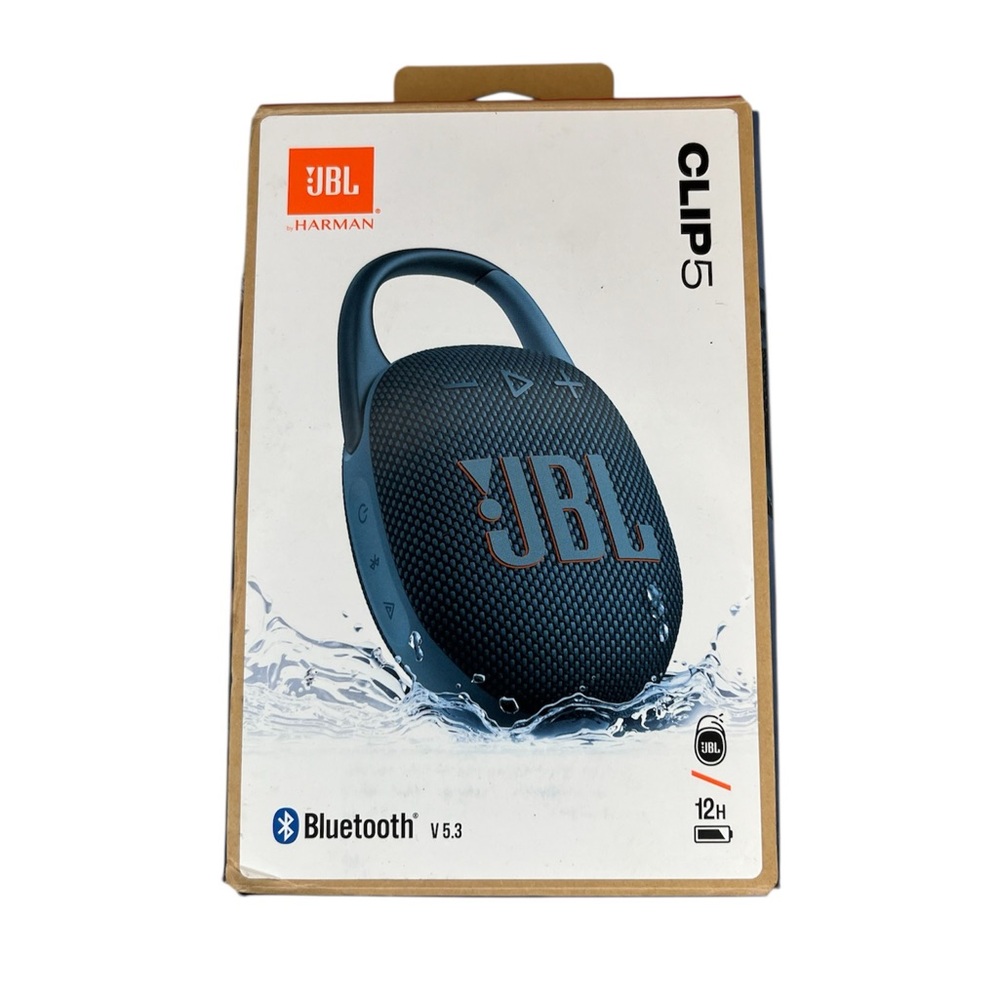 JBL Clip 5 Bluetooth Speaker - Dark Blue